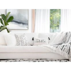 13"x20" 'Let's Cuddle' Family-Friendly Lumbar Throw Pillow Cover White - Lush Décor 11 13"x20" 'Let's Cuddle' Family-Friendly Lumbar Throw Pillow Cover White - Lush Décor -Lush Décor GUEST 4b31d16e 0b7c 495a 84a7 0b0d0f41d9eb