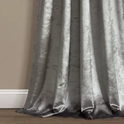 2pk 40"x84" Light Filtering Velvet Dream Bells Curtain Panels Silver - Lush Décor 8 2pk 40"x84" Light Filtering Velvet Dream Bells Curtain Panels Silver - Lush Décor -Lush Décor GUEST 4d332516 d5bf 402e 991c 73adb93822f8