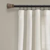1pc Light Filtering Farmhouse Linen Button Window Curtain Panel - Lush Décor 1 1pc Light Filtering Farmhouse Linen Button Window Curtain Panel - Lush Décor -Lush Décor GUEST 4d7b21f2 d2eb 43db 923b f0d6c91ab363