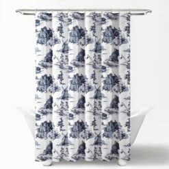 French Country Toile Single Shower Curtain - Lush Décor 12 French Country Toile Single Shower Curtain - Lush Décor -Lush Décor GUEST 4e6f9241 d109 442f b83a a3b094e78c2a