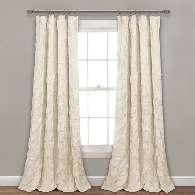 84"x52" Ravello Pintuck Window Curtain Panel - Lush Décor 7 84"x52" Ravello Pintuck Window Curtain Panel - Lush Décor - Image 5