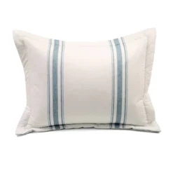 Farmhouse Stripe Reversible Cotton Comforter & Sham Set - Lush Décor -Lush Décor GUEST 53ddee6c 6546 47d0 9e7e 979087ed1c53