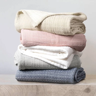 Kantha Pick Stitched Throw Blanket Collection - Lush Décor 3 Kantha Pick Stitched Throw Blanket Collection - Lush Décor