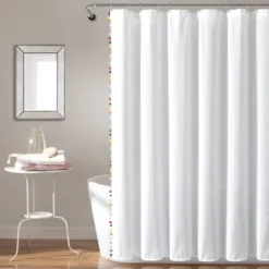 72"x72" Kids' Pom Pom Shower Curtain - Lush Décor 17 72"x72" Kids' Pom Pom Shower Curtain - Lush Décor -Lush Décor GUEST 5af1f89d a61e 440f a2d5 4b9f03d18a1a
