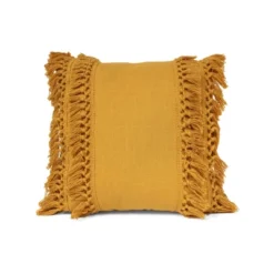 20"x20" Oversize Modern Tassel Square Throw Pillow - Lush Décor 16 20"x20" Oversize Modern Tassel Square Throw Pillow - Lush Décor -Lush Décor GUEST 5c7d4d35 cc2d 4ea6 a662 f875a006ea14