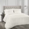 White Nova Ruffle Comforter Set - Lush Décor -Lush Décor GUEST 5f2cb512 f080 44a9 900e fd86ac3e3ea6