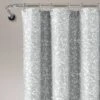 72"x72" Glitter Ombre Metallic Print Single Shower Curtain Yellow/Gray - Lush Décor -Lush Décor GUEST 6003f284 f567 47a9 a5ee cd5b5ab5a8be