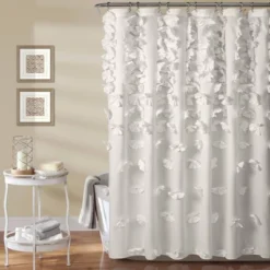 72"x72" Riley Shower Curtain - Lush Décor -Lush Décor GUEST 608c00e0 2147 413b 90e9 333df3361300