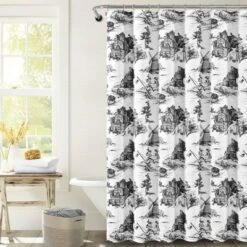 French Country Toile Single Shower Curtain - Lush Décor 14 French Country Toile Single Shower Curtain - Lush Décor -Lush Décor GUEST 6138ee21 4c30 4af3 a3d0 4f97974ec40d