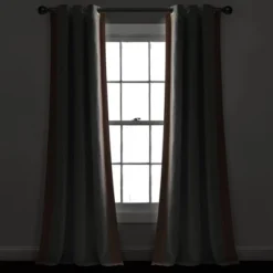 40"x84" Kids' Block Border 100% Lined Grommet Blackout Single Window Curtain Panel - Lush Décor -Lush Décor GUEST 6145a9a9 8a98 49d4 a03f ff6f683cfdc9