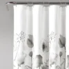72"x72" Zuri Flora Shower Curtain Light Gray - Lush Décor 1 72"x72" Zuri Flora Shower Curtain Light Gray - Lush Décor -Lush Décor GUEST 619d67a9 74a1 4e24 839d d12daa74ad00