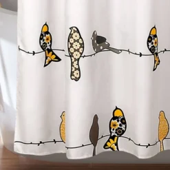 Rowley Birds Shower Curtain - Lush Décor -Lush Décor GUEST 62ccd5ba 3d12 4be9 89ae 064c0bfbe132