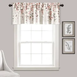 18"x52" Weeping Flower Valance - Lush Décor -Lush Décor GUEST 673b8950 345b 4d25 b391 7d9f1ccf6285