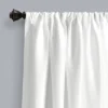 Venetian Window Curtain Panels White - Lush Décor