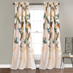 Set Of 2 Bird Breeze Light Filtering Window Curtain Panels - Lush Décor 13 Set Of 2 Bird Breeze Light Filtering Window Curtain Panels - Lush Décor -Lush Décor GUEST 688936c6 1691 4957 a1f7 47d0dfebc90b