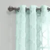 Set Of 2 Avon Trellis Grommet Sheer Window Curtain Panels - Lush Décor -Lush Décor GUEST 6a447c8c 95f1 4247 afaf 43b2d3679af6