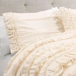 Belle Ruffle 4pc Comforter Set - Lush Décor -Lush Décor GUEST 6a6c6720 80c2 4634 84b0 e2db40372373