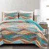 Hailey Watercolor Wave Quilt Set - Lush Décor -Lush Décor GUEST 6b06b9a3 f961 4b34 a1a9 65b9c5dea2a6