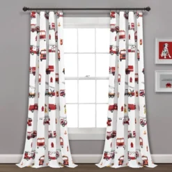 52"x84" Make A Wish Fire Truck Window Curtain Panels Set - Lush Décor 14 52"x84" Make A Wish Fire Truck Window Curtain Panels Set - Lush Décor -Lush Décor GUEST 6dc490c9 2f04 469a ab59 d1d82ff9cf2f