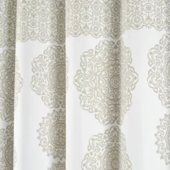 Stripe Medallion Shower Curtain - Lush Décor -Lush Décor GUEST 6dc608a2 4e24 4f1a aff8 1ece608c539f