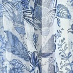 2pk 52"x84" Sheer Cynthia Jacobean Curtain Panels Blue - Lush Décor -Lush Décor GUEST 6f3bead6 472a 4d0f b714 c21ee0f8dfd7
