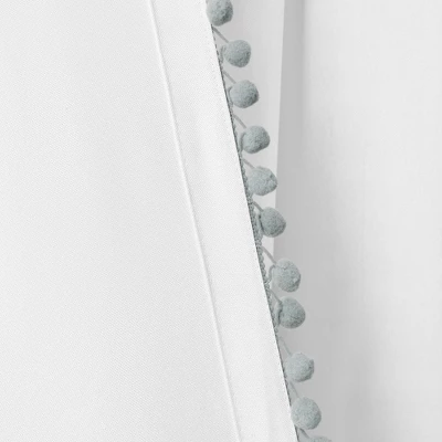 Pom Pom Window Curtain Panel - Lush Décor 6 Pom Pom Window Curtain Panel - Lush Décor - Image 4