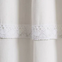 Linen Lace Window Curtain Panels - Lush Décor -Lush Décor GUEST 71e3635c b1cc 46b4 97b8 78d591cb600e