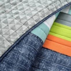 Shelly Stripe Quilt Set - Lush Décor -Lush Décor GUEST 73fdae07 f47d 4bf1 9478 9f4fd0c801bd