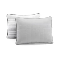 Lush Décor 3pc Farmhouse Box Stitch And Stripe Oversized Reversible Cotton Quilt Set Gray -Lush Décor GUEST 7407d13b 817a 4c04 b97c e18ecacf770f