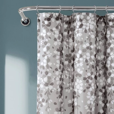 Weeping Flower Shower Curtain - Lush Décor 4 Weeping Flower Shower Curtain - Lush Décor - Image 2