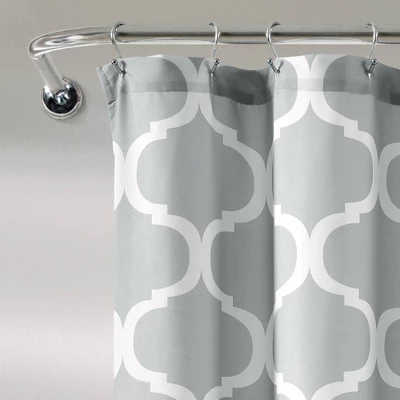 Geo Shower Curtain - Lush Décor 3 Geo Shower Curtain - Lush Décor