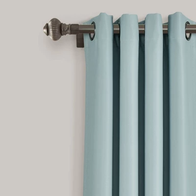 Set Of 2 Insulated Grommet Top Blackout Curtain Panels - Lush Décor 3 Set Of 2 Insulated Grommet Top Blackout Curtain Panels - Lush Décor