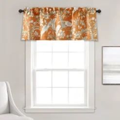 18"x52" Dolores Light Filtering Valance - Lush Décor -Lush Décor GUEST 7504c5a7 9fbe 4d4e 909a 51fde2088d94
