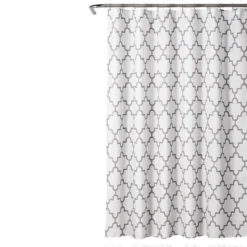 Geometric Shower Curtain Gray - Lush Décor 9 Geometric Shower Curtain Gray - Lush Décor -Lush Décor GUEST 76277f4f 3196 4dca ae51 32fdefdb0fa6