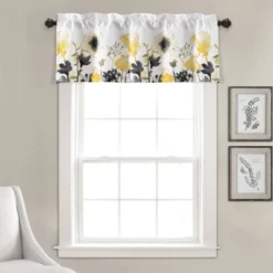 18"x52" Zuri Flora Light Filtering Valance - Lush Décor 17 18"x52" Zuri Flora Light Filtering Valance - Lush Décor -Lush Décor GUEST 7691a27a 2648 46e1 8f55 e4a573666427