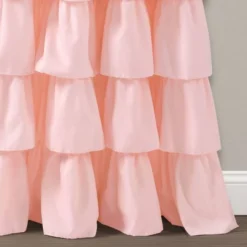 50"x84" Ruffle Light Filtering Window Curtain Panels - Lush Décor -Lush Décor GUEST 773d3e63 0dc7 4132 938a 466ab4ffa570