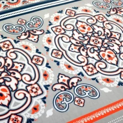 3pc Nesco Stripe Cotton Duvet Cover Set Navy/Coral/Gray - Lush Décor -Lush Décor GUEST 78c468fc 8e08 4e59 b8f8 ddcde0250ef7