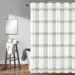 Farmhouse Striped Shower Curtain - Lush Décor 19 Farmhouse Striped Shower Curtain - Lush Décor -Lush Décor GUEST 7b315ea9 67e8 4079 ad38 18cf351c4842