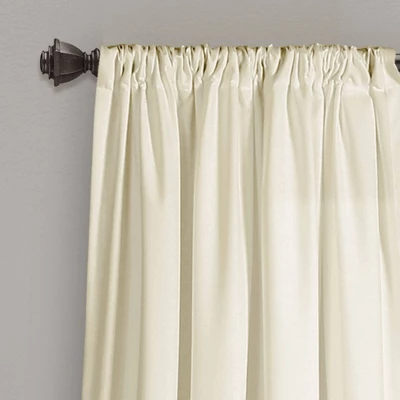 Set Of 2 Allison Ruffle Rod Pocket Light Filtering Window Curtain Panels - Lush Décor 3 Set Of 2 Allison Ruffle Rod Pocket Light Filtering Window Curtain Panels - Lush Décor
