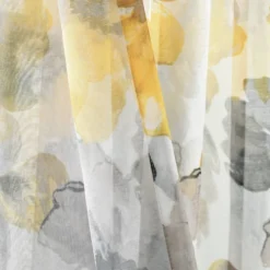 2pk 52"x84" Sheer Leah Curtain Panels Yellow/Gray - Lush Décor 10 2pk 52"x84" Sheer Leah Curtain Panels Yellow/Gray - Lush Décor -Lush Décor GUEST 7d1f25ab f951 4935 b984 11e0f20e6936