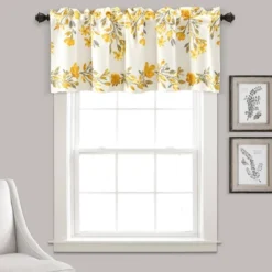 18"x52" Tanisha Light Filtering Window Valance - Lush Décor -Lush Décor GUEST 80979c44 f200 40ec 8d13 c3a930bdbe19