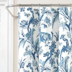 Lush Décor 33 Dolores Shower Curtain Blue - Lush Décor