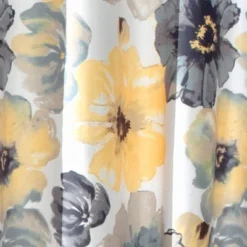 Leah Shower Curtain Yellow/Gray - Lush Décor -Lush Décor GUEST 8828a51e 3023 4be0 977c 40119ff8eab3