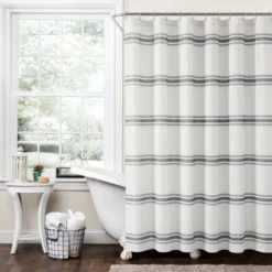 Farmhouse Striped Shower Curtain - Lush Décor 22 Farmhouse Striped Shower Curtain - Lush Décor -Lush Décor GUEST 8a2f2856 8205 42e2 8b5a d6369befa7af