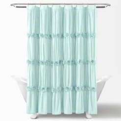 Darla Texture Shower Curtain - Lush Décor -Lush Décor GUEST 8b15e0e9 bb0c 45ec 9891 02a8fd4617af