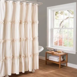 Darla Texture Shower Curtain - Lush Décor -Lush Décor GUEST 8cdca5f1 6197 4ef8 b579 61987a957477