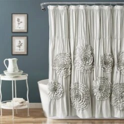 Serena Flower Texture Shower Curtain - Lush Décor 16 Serena Flower Texture Shower Curtain - Lush Décor -Lush Décor GUEST 8ded9d99 2cb0 4d5f b9bb db39585496aa