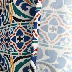 72"x72" Boho Medallion Shower Curtain Turquoise/Tangerine - Lush Decor -Lush Décor GUEST 90323730 db95 4cc1 ac52 37b9f96d964f