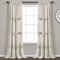 84"x40" Darla Light Filtering Window Curtain Panels - Lush Décor 14 84"x40" Darla Light Filtering Window Curtain Panels - Lush Décor -Lush Décor GUEST 9076292d e620 4afd 9c4e aa45cd7281cb