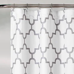 Geometric Shower Curtain Gray - Lush Décor